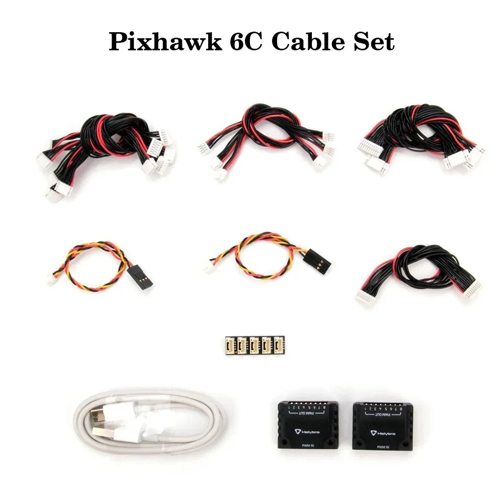 HOLYBRO PIXHAWK 6C MINI/ PIXHAWK 6C AUTOPILOT FLIGHT CONTROLLER REPLACEMENT CABLE SET FOR BASEBOARD