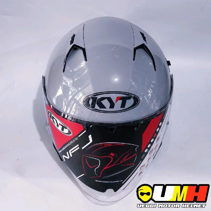 Langsung diproses Helm Kyt Nfj Solid Grey