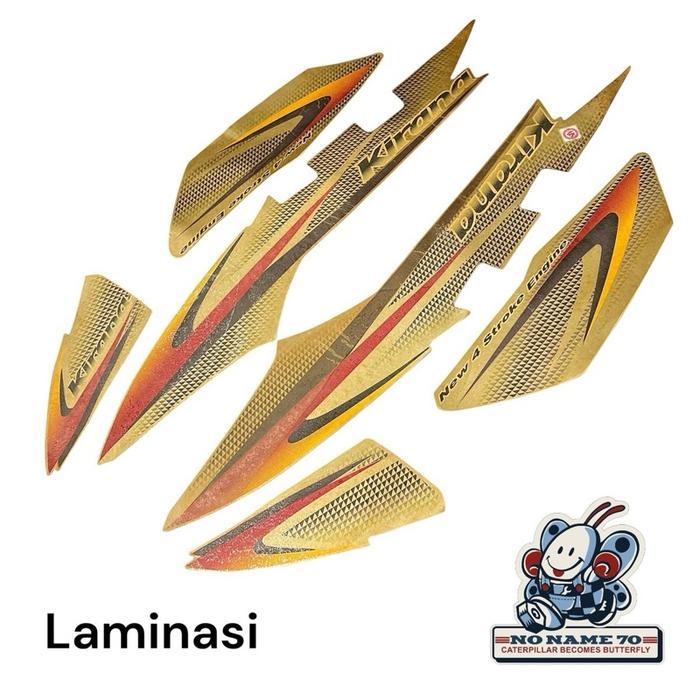 Striping Sticker Stiker Honda Kirana Untuk Warna Silver Laminasi 2