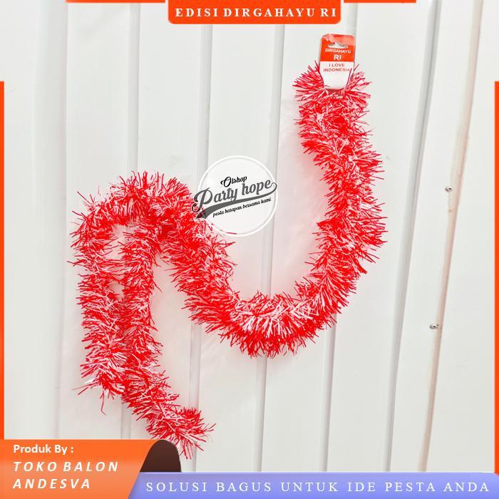 "New" slinger agustusan / hiasan dirgahayu ri / slinger dekorasi HUT RI