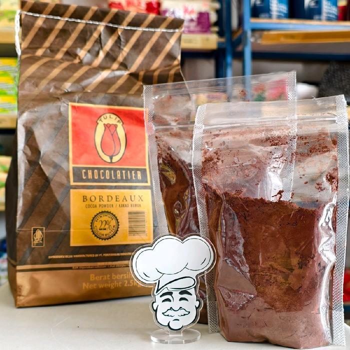 COKLAT BUBUK TULIP BORDEAUX / TULIP BORDEAUX COCOA POWDER 100GR,250GR