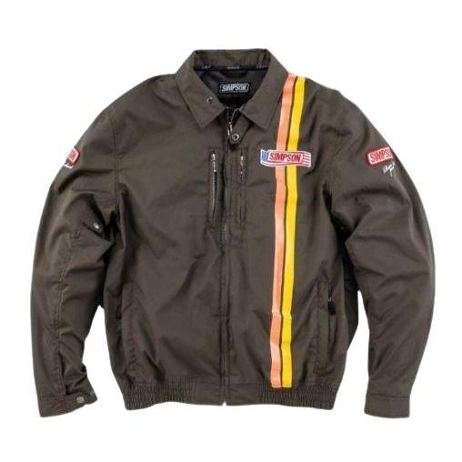 ORIGINAL SIMPSON JACKET NSM-E03 SAGE GREEN SWING TOP RIDING JACKET READY STOCK