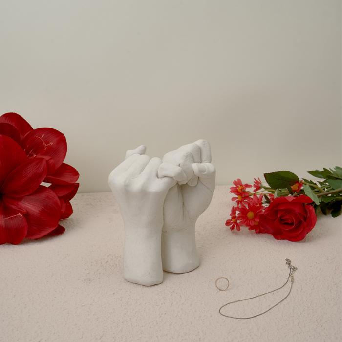 "New" DIY Hand Casting Kit by The Noob Artist Cetak Tangan Couple & Bayi