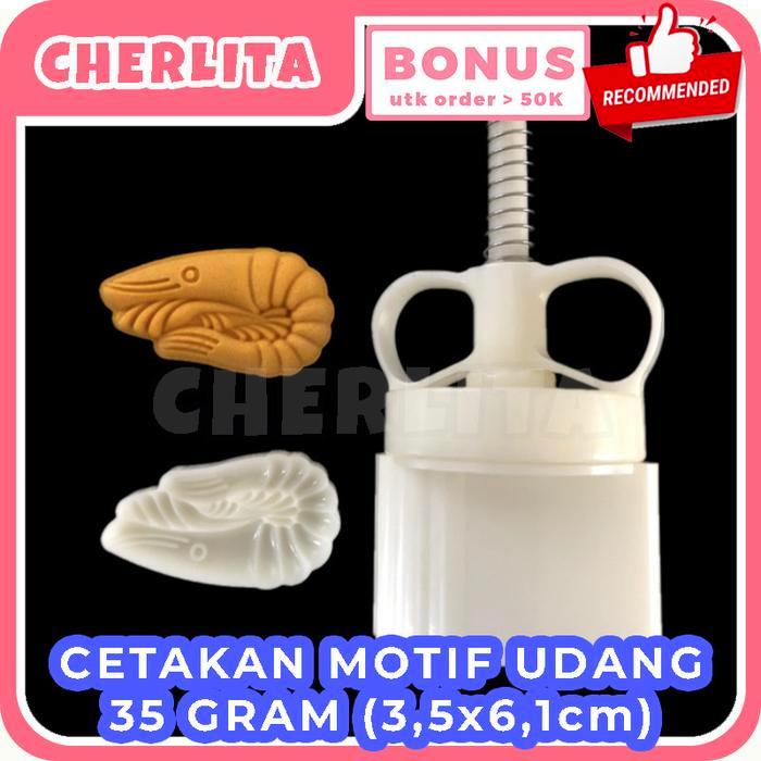 Cetakan Motif Udang Mooncake Lucu Unik Kue Kering Cookies Nastar