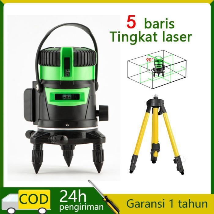 Laser Level Professional Self Leveling Projector Green Laser 5 Line