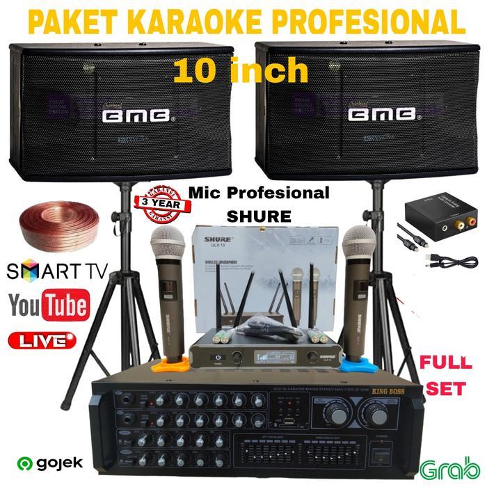 Paket speaker Karaoke full set bmb 10 inch sound System original