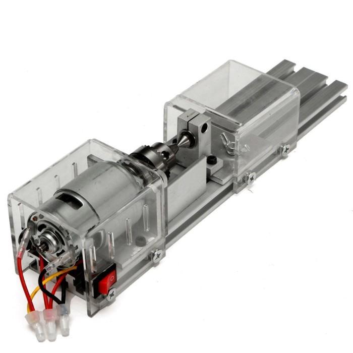 . Dc 24V Mini Lathe Beads Machine Wood Working Diy Lathe -