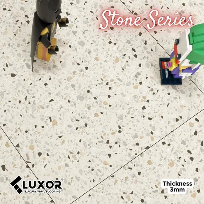 Lantai SPC Vinyl Klik Tanpa Lem - LUXOR - Click System Flooring - Plank SPC Lantai Kayu SPC 3mm