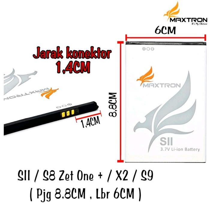 Batrai Baterai Maxtron S11 Batre Maxtron S9 Xt Batrei