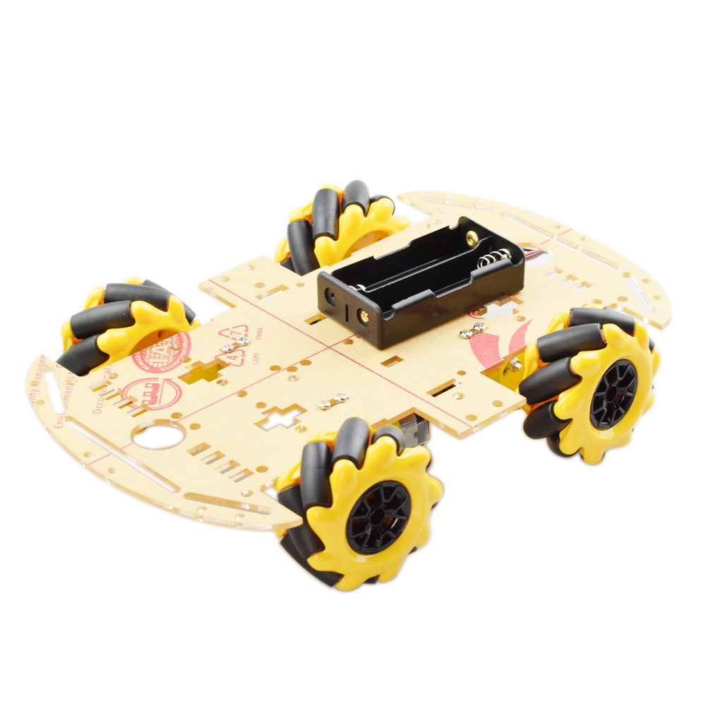 Cheapest 60mm Omni Mecanum Wheel Robot Car Chassis Kit with 4pcs Mecanum Wheel TT Motor for Arduino