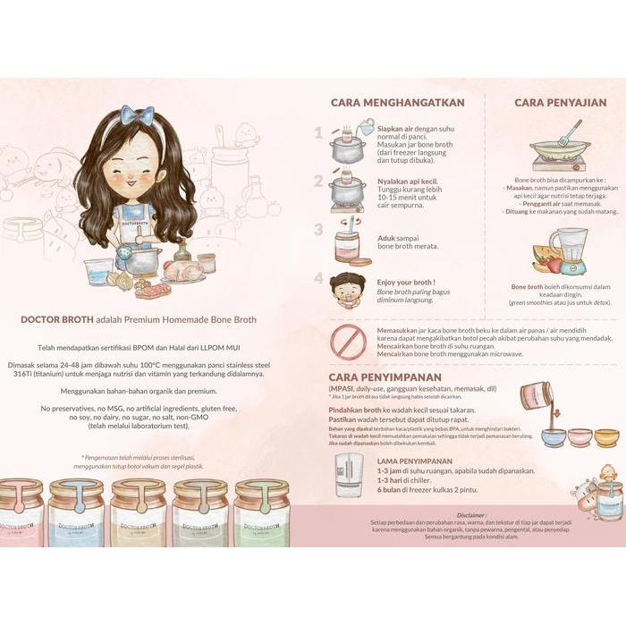 Doctorbroth - Chicken Kental, Kaldu Ayam, Kaldu Tulang, Chicken Bone Broth, Chicken Broth, Halal,