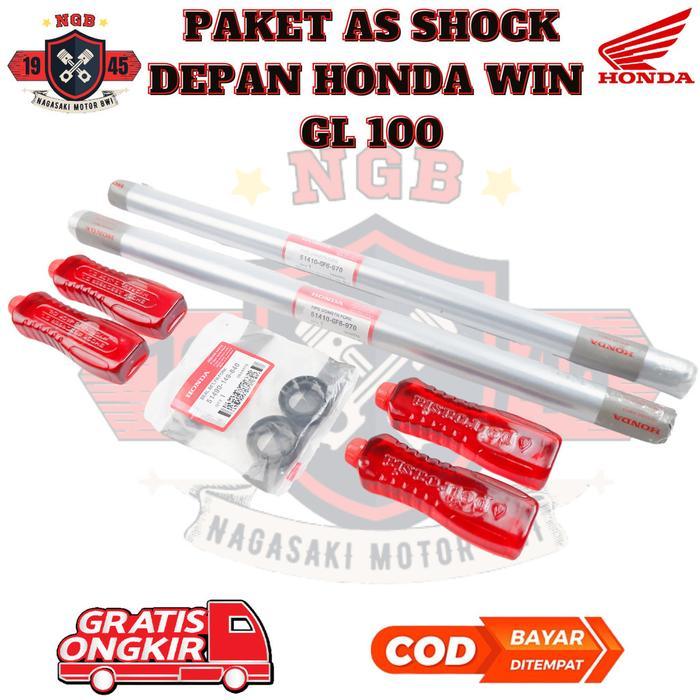 Paket As Shock Depan Gf6 Honda Win & Gl 100 / Pipa As Shock Breaker Honda Win - 51410-Gf6-970