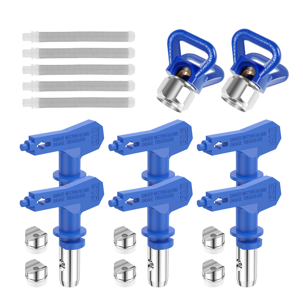 13Pcs Airless Paint Nozzle Set Reversible Spraying Machine Tips Paint Sprayer Nozzle Airless Sprayer