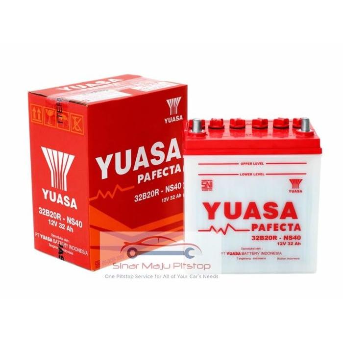Ready Aki Mobil Yuasa 32B20R - NS40 - Aki Basah - Accu Mobil TOYOTA AVANZA & RUSH - DAIHATSU NEO