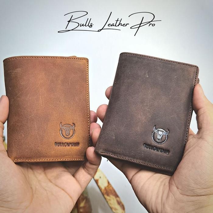 fiuri stor - dompet kulit asli berdiri bulls leather pro