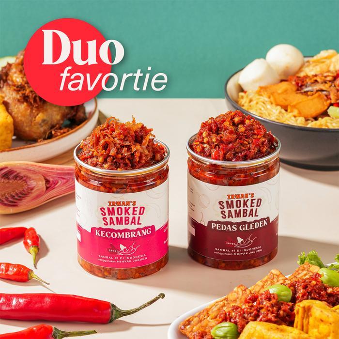 Paket Sambal Favorite - Irwan'S Smoked Sambal (Sambal Pedas Gledek & Sambal Kecombrang) Tbk