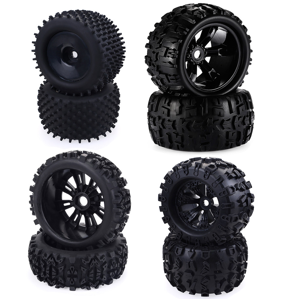 Zd Racing 2Pcs Rc Monster Truck Wheels Tires Rubber 170Mm 155Mm 150Mm 120Mm 17Mm Hex Hub For 1/8 Rc