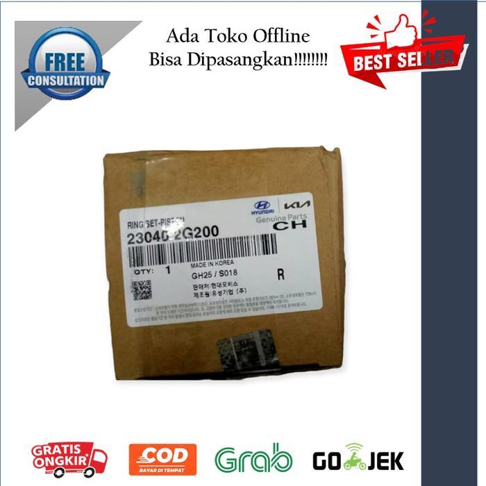 New Ring Seher Hyundai H1 Bensin Ring Piston Set Hyundai H1 Bensin Std Kode Gcp82