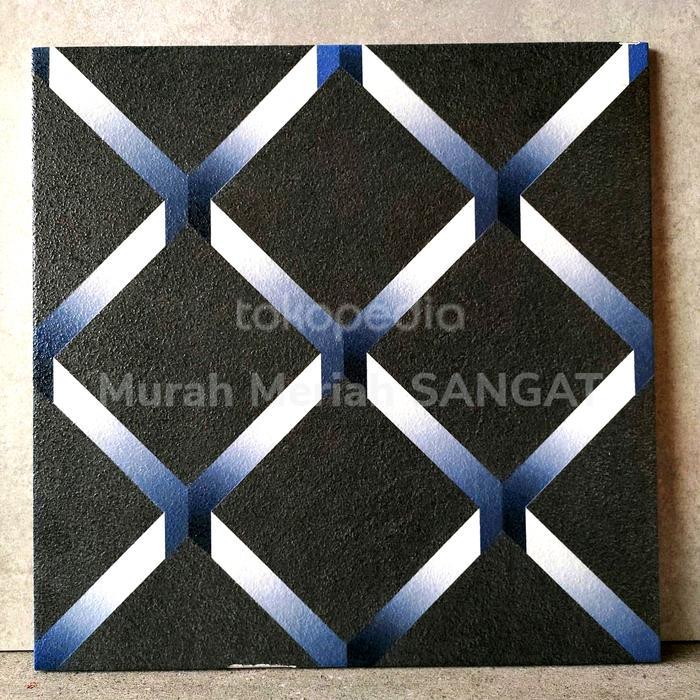 KERAMIK 40X40 HITAM BINTIK GRANITO
