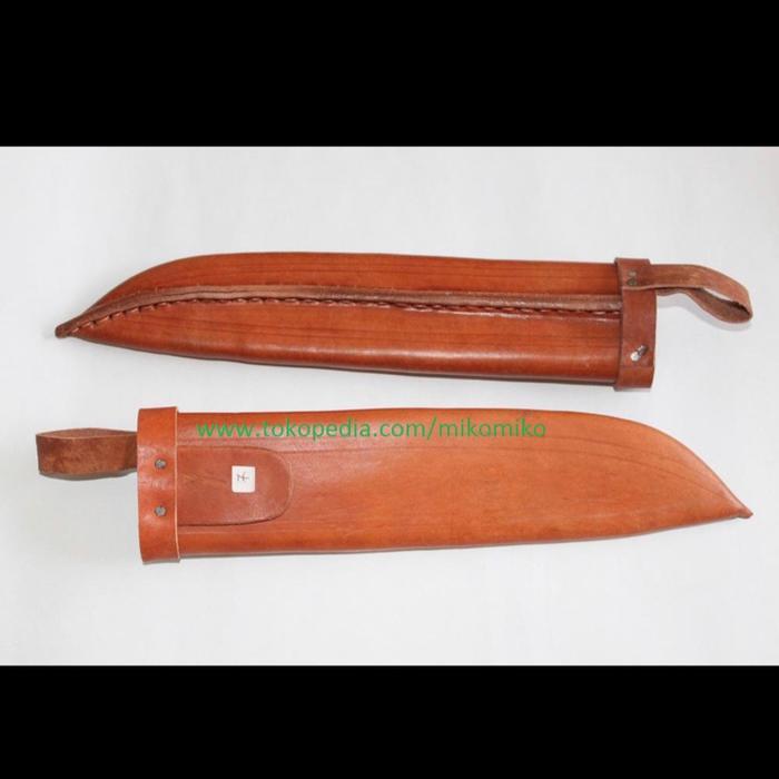 Sarung Kulit Pisau Cap Garpu 7" Tebal