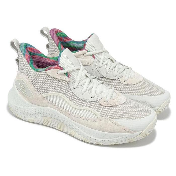 Sepatu Basket Under Armour Curry 3Z 24 Sde White Clay Original 3028191-114 Co