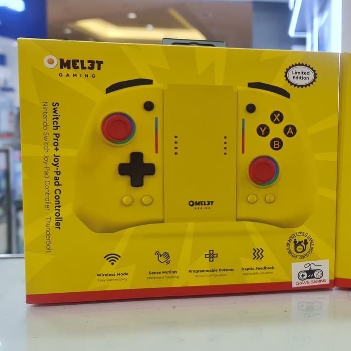 Melayani Faktur Pajak Omelet Gaming Joypad Switch Joycon Pro + Plus Yellow