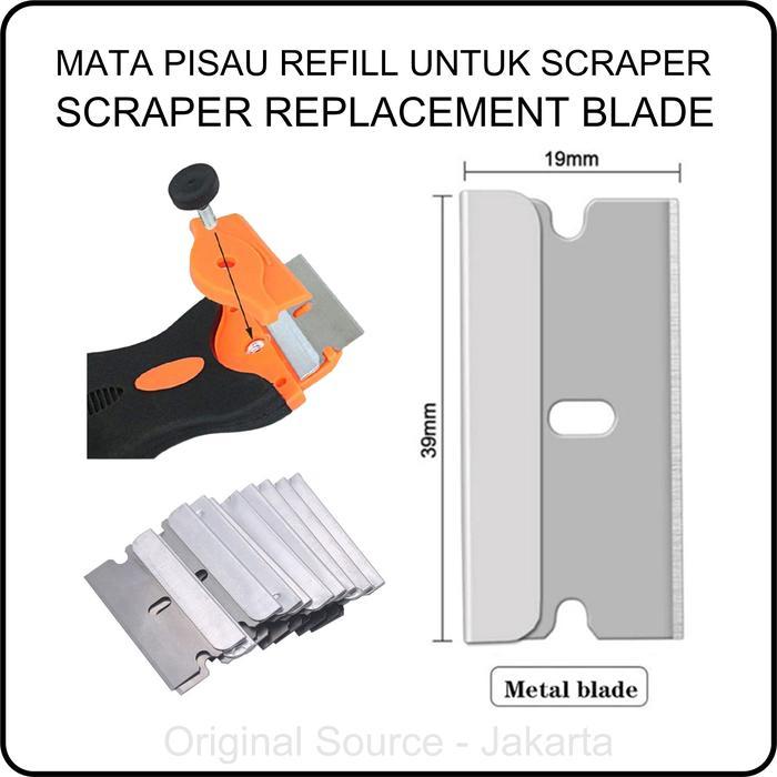 Refill Mata Pisau Kape Razor Scraper Tool Replacement Blade