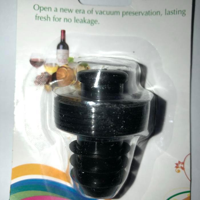 Vacuum Bottle Stopper, Wine Vacuum Bottle, Food Grade Silicone + Abs