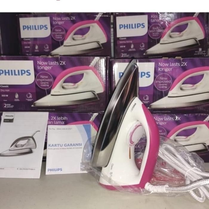 setrika philips /gosokan philips / type 1173 pelicin baju anti lengket