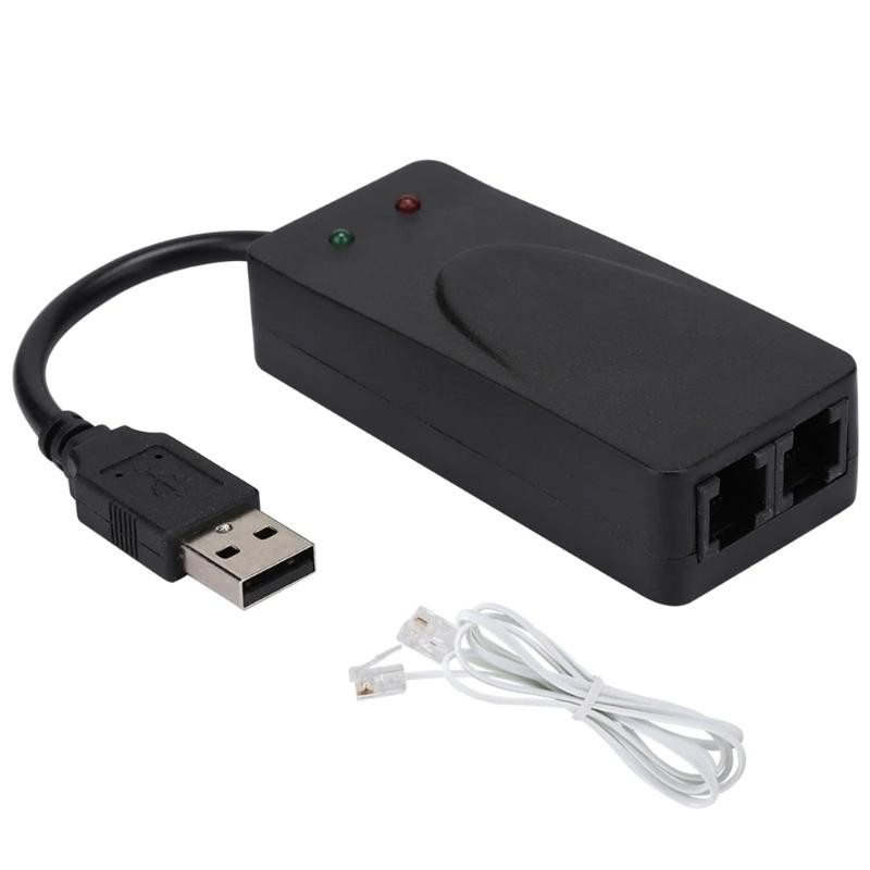 L1ED USB 2.0 56K Fax Modem, 56K External Modem, USB 56K External Dial Up Voice Fax Data Modem Fit