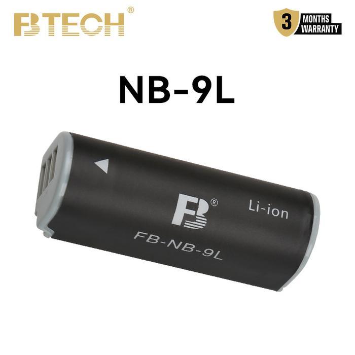 Btech Baterai Canon Nb-9L Fb-Nb-9L Untuk Kamera Digital Canon Ixus1100/Ixus1000/Ixus510 Garansi 3