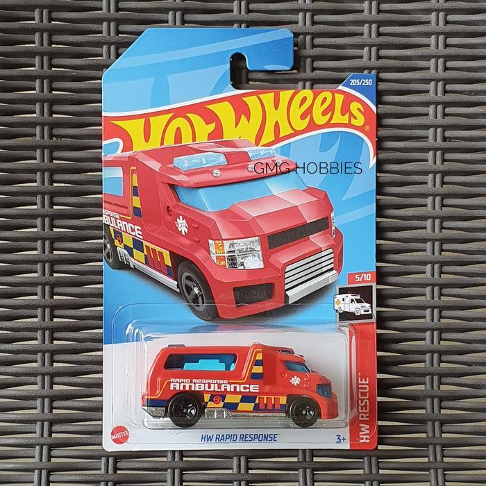 L22 HW RAPID RESPONSE HW RESCUE HOTWHEELS HOT WHEELS DIECAST MOBIL