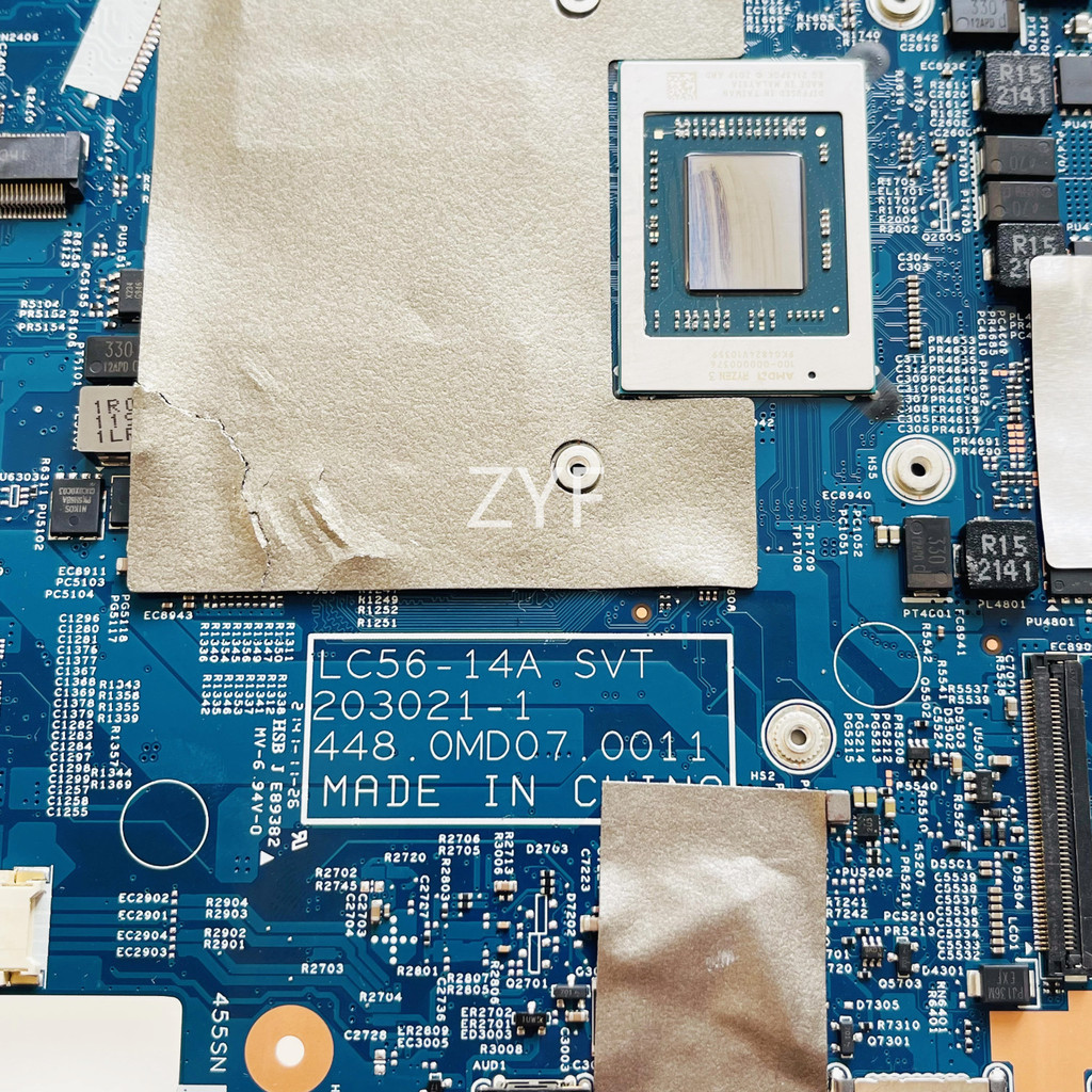 For Lenovo IdeaPad Flex 5-14ALC05 Laptop Motherboard 203021-1 5B21B84992 With Ryzen R3-5300U