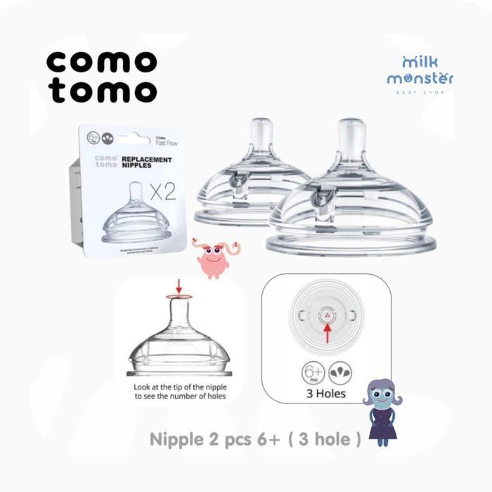 Comotomo Replacement Nipple / Dot Botol Susu Comotomo