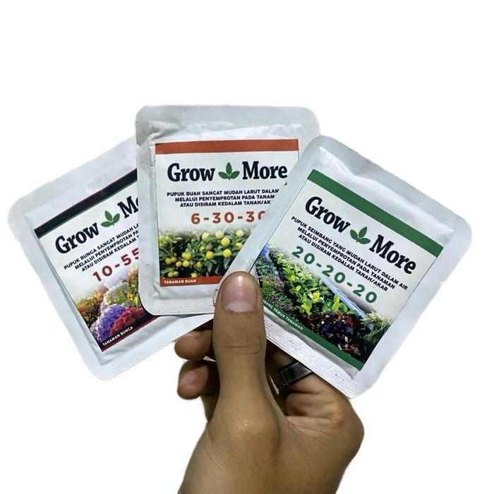 Pupuk Grow More 10gram untuk Bunga, Daun, dan Buah