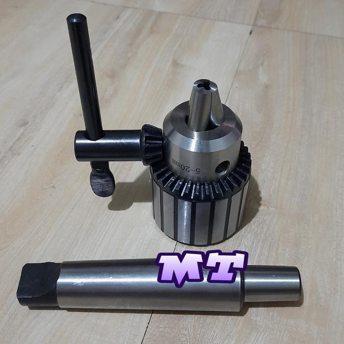Kepala Bor 20Mm Mt4 Drill Chuck 20Mm Mt4