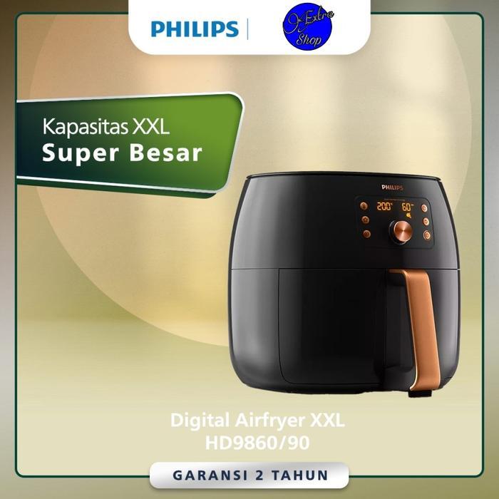Philips Premium Air Fryer Hd9860/90 Xxl Airfryer Hd9860 Hd 9860