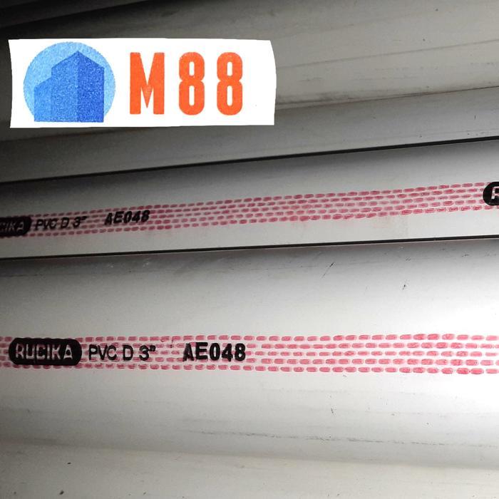 PIPA RUCIKA STD 3 D - 50 CM - WAVIN RUCIKA PUTIH 0.5 M 1/2 METER PVC