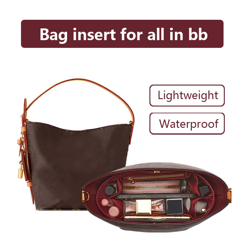 Nylon Insert For All In Bb Bag Insert Storage Durable Bag Support Waterproof Bag Organizer Insert