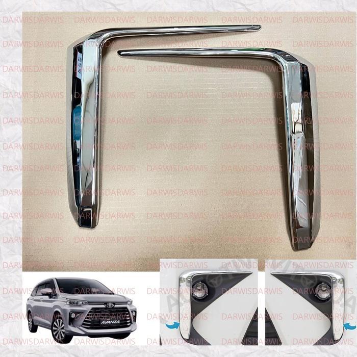 FOGLAMP COVER AVANZA 2022 2023 RING FOG LAMP CHROME