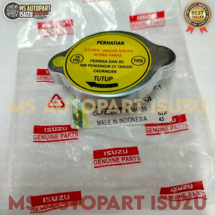 TUTUP CAP RADIATOR ISUZU ELF NHR 55 NMR 71 NKR 71 ORIGINAL ISUZU