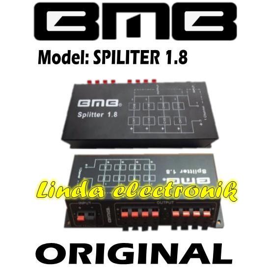 bmb splitter 1.8 1 in 8 out pembagi speaker 4 set original