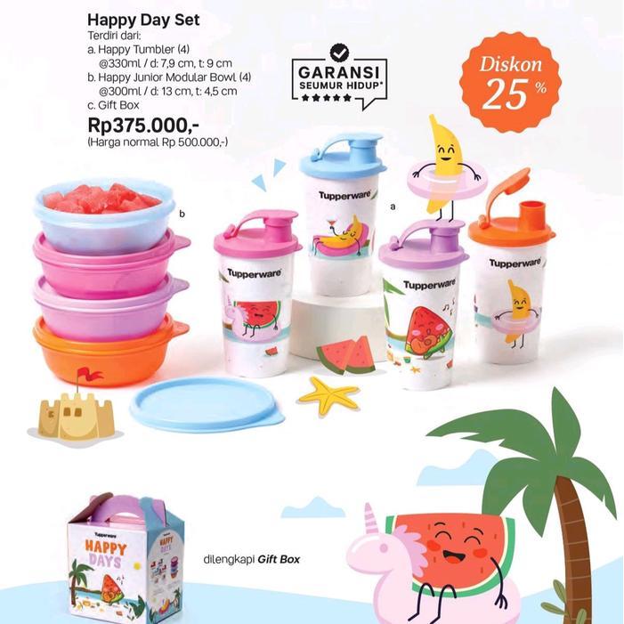 HAPPY DAYS SET TUPPERWARE - ORIGINAL