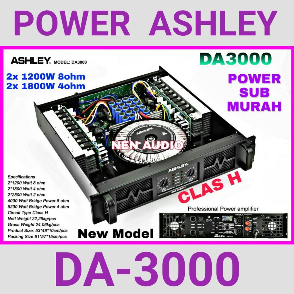 Power Ashley DA3000 Original Ashley 1200W da 3000 ashley