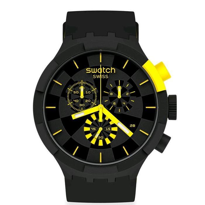 Swatch SB02B403 Jam Tangan Pria Water Resistan Original 100% Garansi Resmi