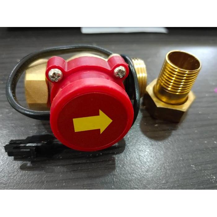 Stok Baru MAXPUMP Flow Switch Saklar Otomatis Pompa Water Set Flow Switch + Copper Promo Otomatis
