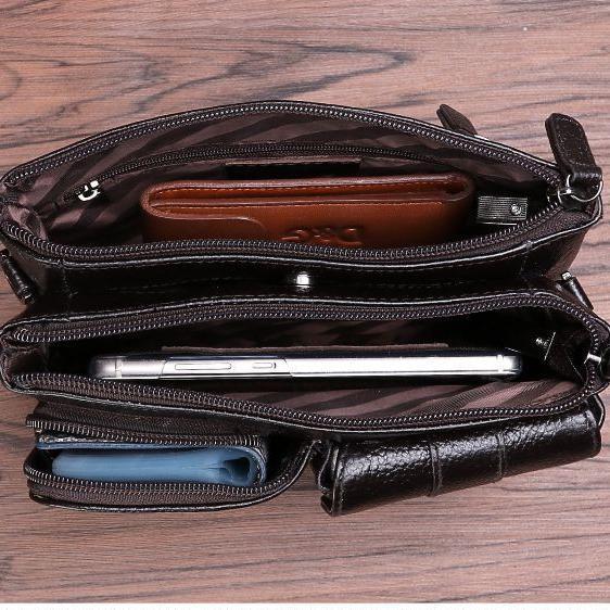 Tas Jinjing Kulit Pria - Tas Tangan Kulit - Clutch Pria Kulit Tas Pria Co