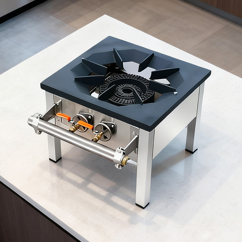 Kitchen Cooktop Stove Energy-Saving Gas Stove Commercial Household Single Gas Stove Dual Ring