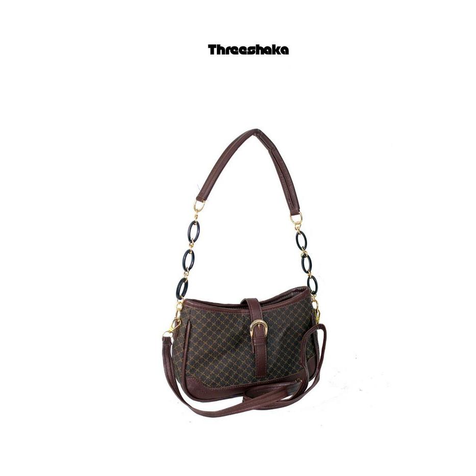 Aerostreet.Shoes - Threeshaka - Tas Selempang Wanita Vava / Tas Pesta Wanita Korea 2 In 1 / Sling