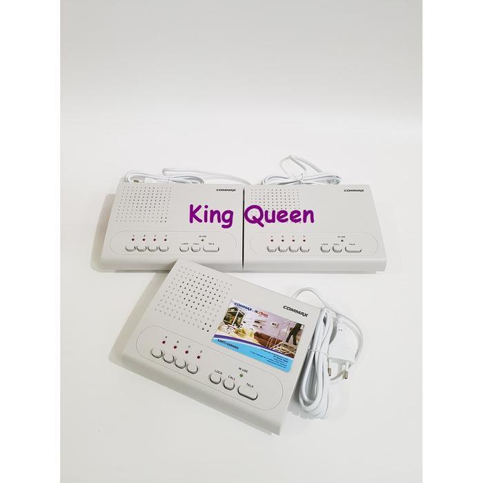[] Commax WI-4C / Intercom Commax Wireless WI-4C Putih Isi 3pcs